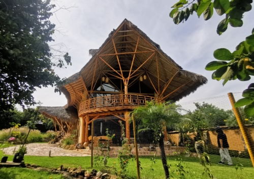 casa ecológica de bambú